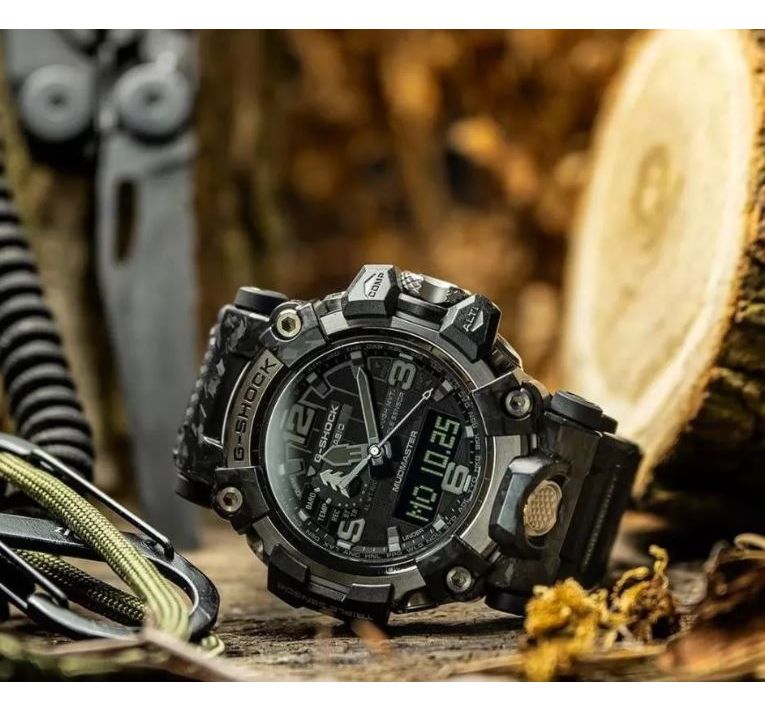 Casio G-Shock GWG-2000-1A1ER Orologio Analogico-Digitale, Energia Solare, Vetro Zaffiro, Cinturino Grigio, 20 Bar